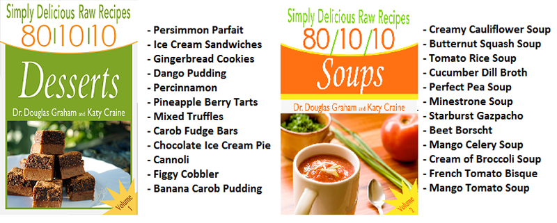 Desserts and Soups books recipe lists