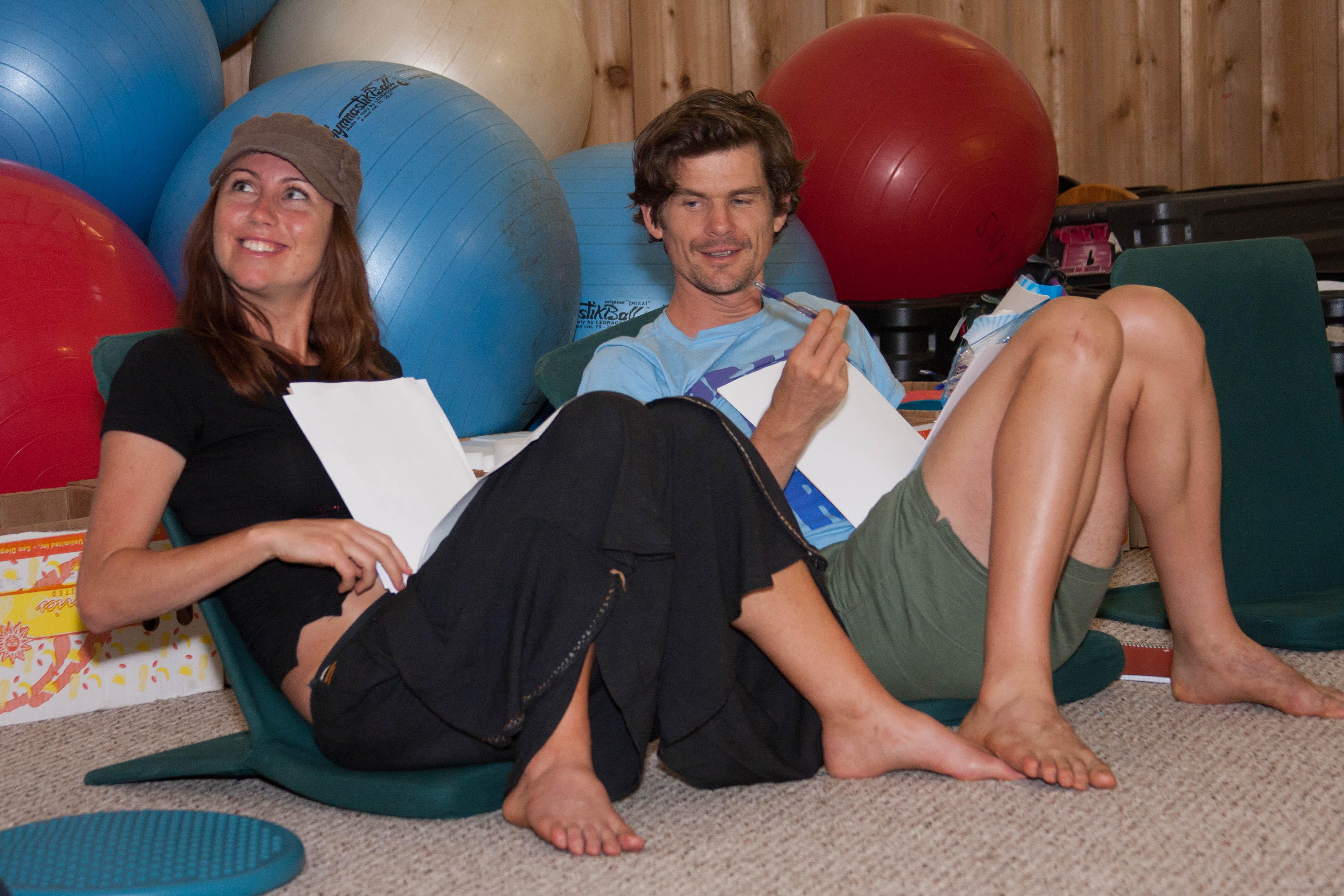 [image:Freelee and Harley at Health and Fitness Week]