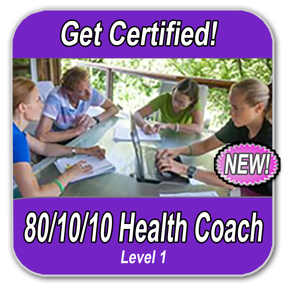 Get Certified as an 80/10/10 Coach banner
